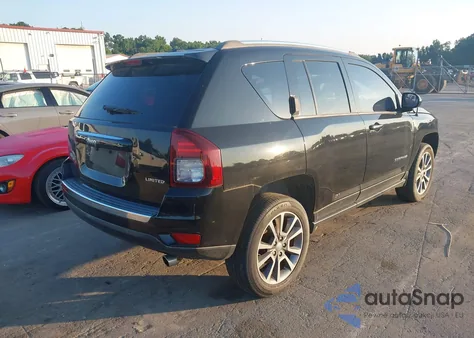 2014 Jeep Compass Limited из США, поврежденный, VIN 1C4NJCCB3ED666416